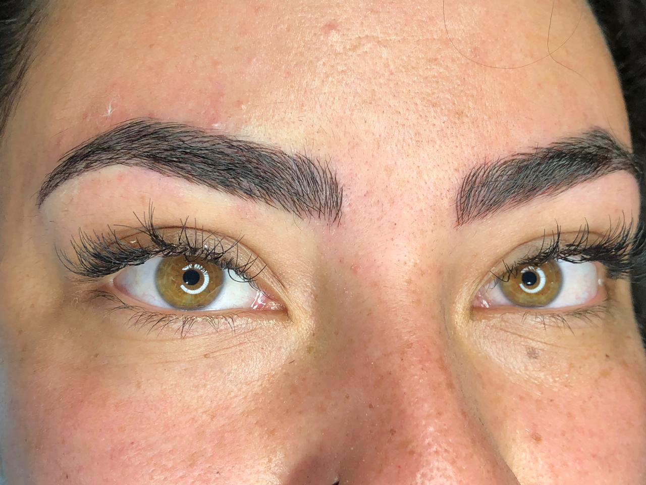 cejas con microblading santiago